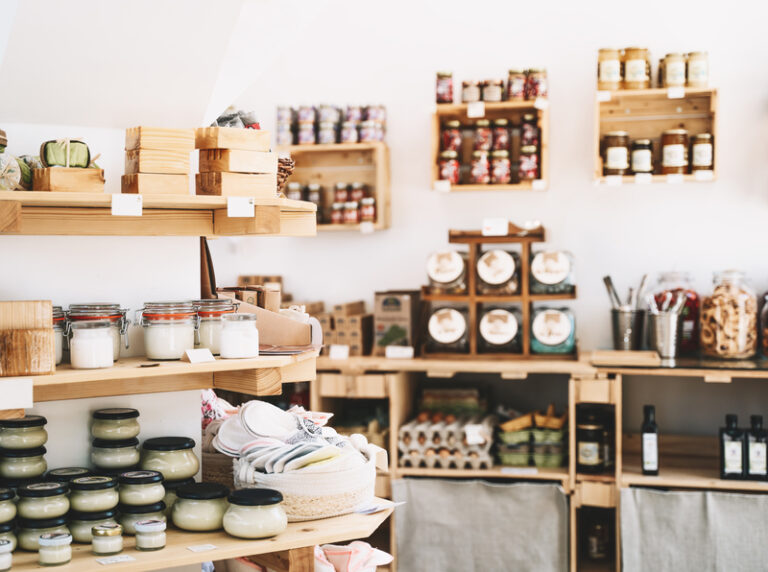 Independent Retailer Shop Shelves