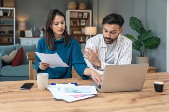 A business team testing a new system as part of an implementation project.